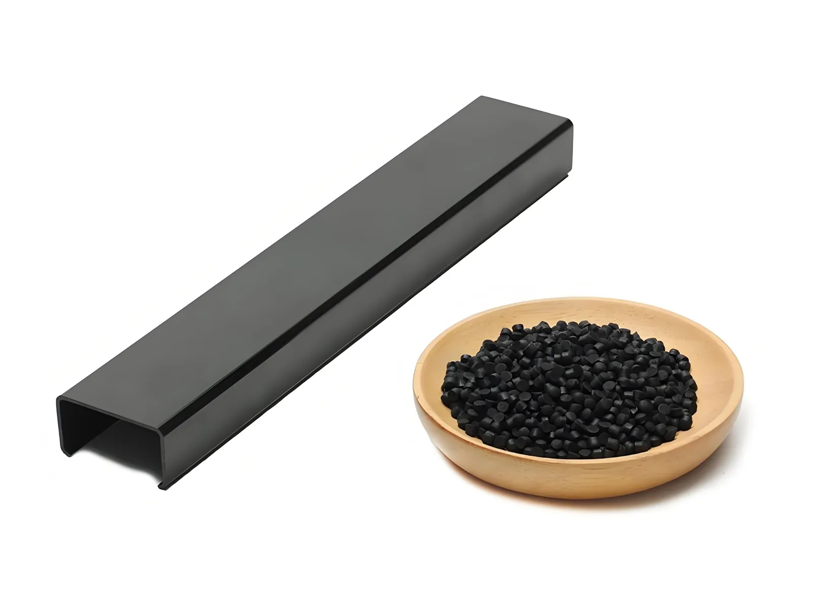 Plastic PVC Extrusion Profile Plastic PVC Extrusion Profile