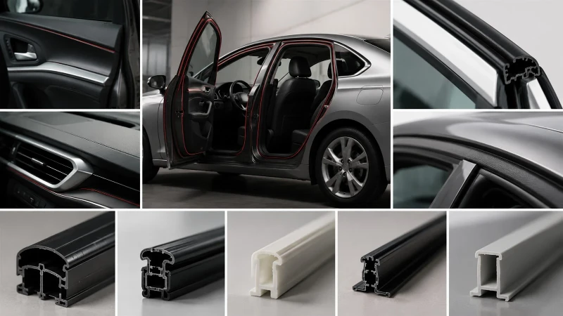Plastic extrusion profiles used in the automotive industry Plastic extrusion profiles used in the automotive industry
