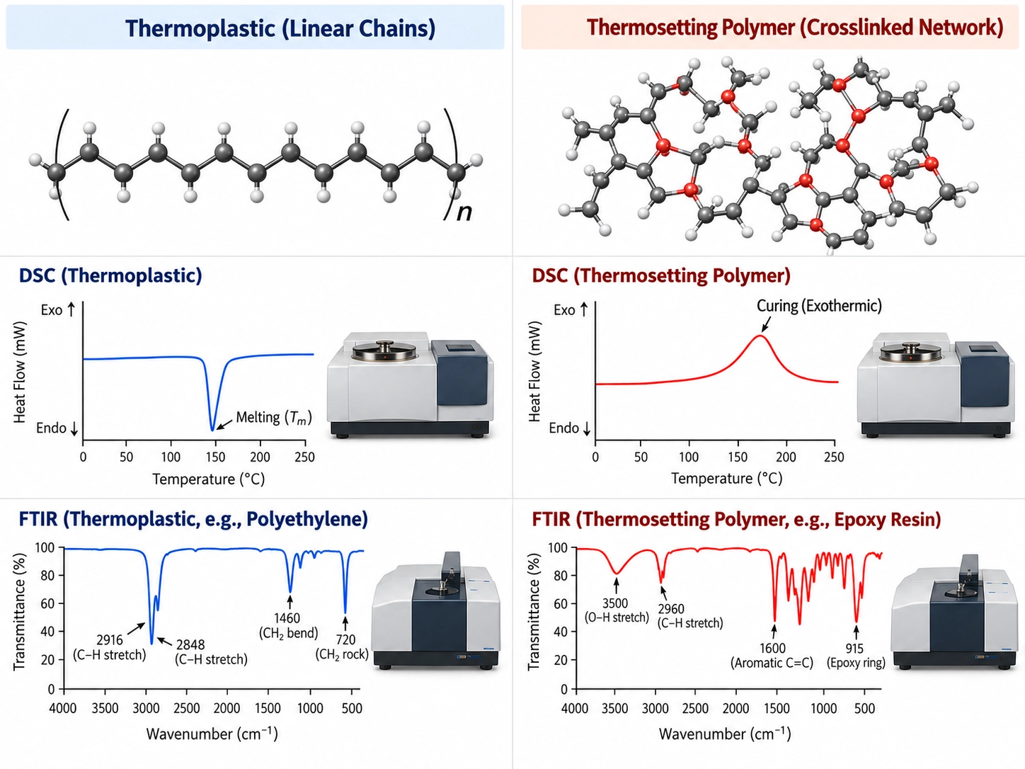 Thermoplastics and Thermosets: Differences, Processing and Material Selection