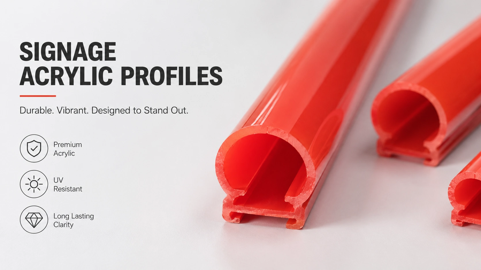 Signage Acrylic Profiles Signage Acrylic Profiles